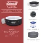 Coleman SaluSpa Miami 2-4 Person AirJet Inflatable Hot Tub - Image 5