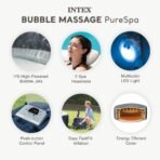 INTEX PureSpa 6-Person Inflatable Hot Tub with Energy-Efficient Cover - Image 4