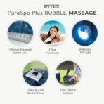 INTEX PureSpa 4-Person Inflatable Hot Tub Bundle with Energy-Efficient Cover - Image 3