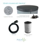 Aqualife Current/Nautical 4-5 Person Outdoor Hot Tub, Hydrotherapy Jets, LED, Cover - Image 32