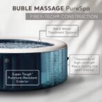 INTEX PureSpa 6-Person Inflatable Hot Tub with Energy-Efficient Cover - Image 6