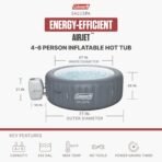 Coleman SaluSpa 4-6 Person Energy-Efficient AirJet Inflatable Hot Tub - Image 4