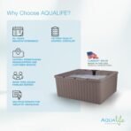 Aqualife Current 4-Person Plug & Play Outdoor Hot Tub with Cover - Image 30