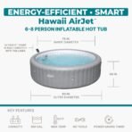 Bestway SaluSpa Hawaii 6-8 Person Energy-Efficient Inflatable Hot Tub - Image 2