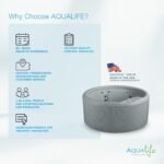 Aqualife Current/Nautical 4-5 Person Outdoor Hot Tub, Hydrotherapy Jets, LED, Cover - Image 28