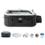 INTEX PureSpa 6-Person Inflatable Hot Tub with Energy-Efficient Cover