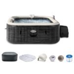 INTEX PureSpa 6-Person Inflatable Hot Tub with Energy-Efficient Cover