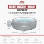 Coleman SaluSpa Sicily 5-7 Person Energy-Efficient Inflatable Hot Tub - Image 3
