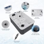 SPECRAFT 2-Person Outdoor Acrylic Hot Tub, 15 Stainless Steel Jets - Image 11
