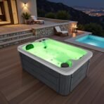 SPECRAFT 2-Person Outdoor Acrylic Hot Tub, 15 Stainless Steel Jets - Image 12