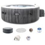 INTEX PureSpa 4-Person Inflatable Hot Tub with Energy-Efficient Cover