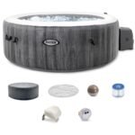 INTEX PureSpa 4-Person Inflatable Hot Tub with Energy-Efficient Cover