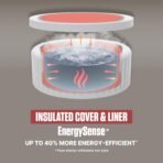 Coleman SaluSpa 4-6 Person Energy-Efficient AirJet Inflatable Hot Tub - Image 6