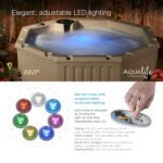 Aqualife Invi 5-Person Rigid Hot Tub, 11 Jets, 120V Plug & Play, LED, Cover & Filter - Image 10