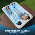 SPECRAFT 2-Person Outdoor Acrylic Hot Tub, 15 Stainless Steel Jets - Image 8