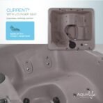 Aqualife Current 4-Person Plug & Play Outdoor Hot Tub with Cover - Image 3