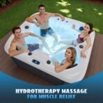SPECRAFT 4-Person Outdoor Acrylic Hot Tub, 23 Stainless Steel Jets - Image 9