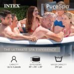 INTEX PureSpa 6-Person Inflatable Hot Tub with Energy-Efficient Cover - Image 3