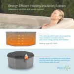 Aqualife Invi 5-Person Rigid Hot Tub, 11 Jets, 120V Plug & Play, LED, Cover & Filter - Image 8