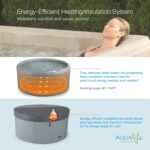 Aqualife Current/Nautical 4-5 Person Outdoor Hot Tub, Hydrotherapy Jets, LED, Cover - Image 27