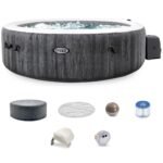 INTEX PureSpa 6-Person Inflatable Hot Tub with Energy-Efficient Cover