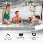 INTEX PureSpa 4-Person Inflatable Hot Tub with Energy-Efficient Cover - Image 2