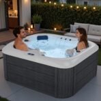 SPECRAFT 4-Person Outdoor Acrylic Hot Tub, 23 Stainless Steel Jets
