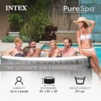 INTEX PureSpa 6-Person Inflatable Hot Tub with Energy-Efficient Cover - Image 2