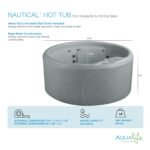 Aqualife Current/Nautical 4-5 Person Outdoor Hot Tub, Hydrotherapy Jets, LED, Cover - Image 16