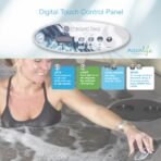 Aqualife Current 4-Person Plug & Play Outdoor Hot Tub with Cover - Image 47