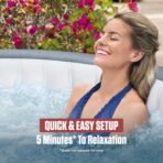 Coleman SaluSpa 4-6 Person Energy-Efficient AirJet Inflatable Hot Tub - Image 9
