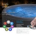 Aqualife Current/Nautical 4-5 Person Outdoor Hot Tub, Hydrotherapy Jets, LED, Cover - Image 29