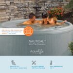 Aqualife Current/Nautical 4-5 Person Outdoor Hot Tub, Hydrotherapy Jets, LED, Cover - Image 12