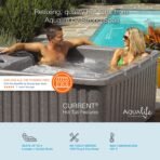 Aqualife Current 4-Person Plug & Play Outdoor Hot Tub with Cover - Image 4