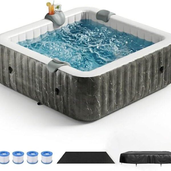 NAIZEA Reinforced Mesh & Headrest Set 2–6 Person Inflatable Hot Tub – view 1