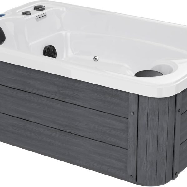 Jocisland Double Lounger 2 Person Acrylic Hot Tub — 110V – view 1