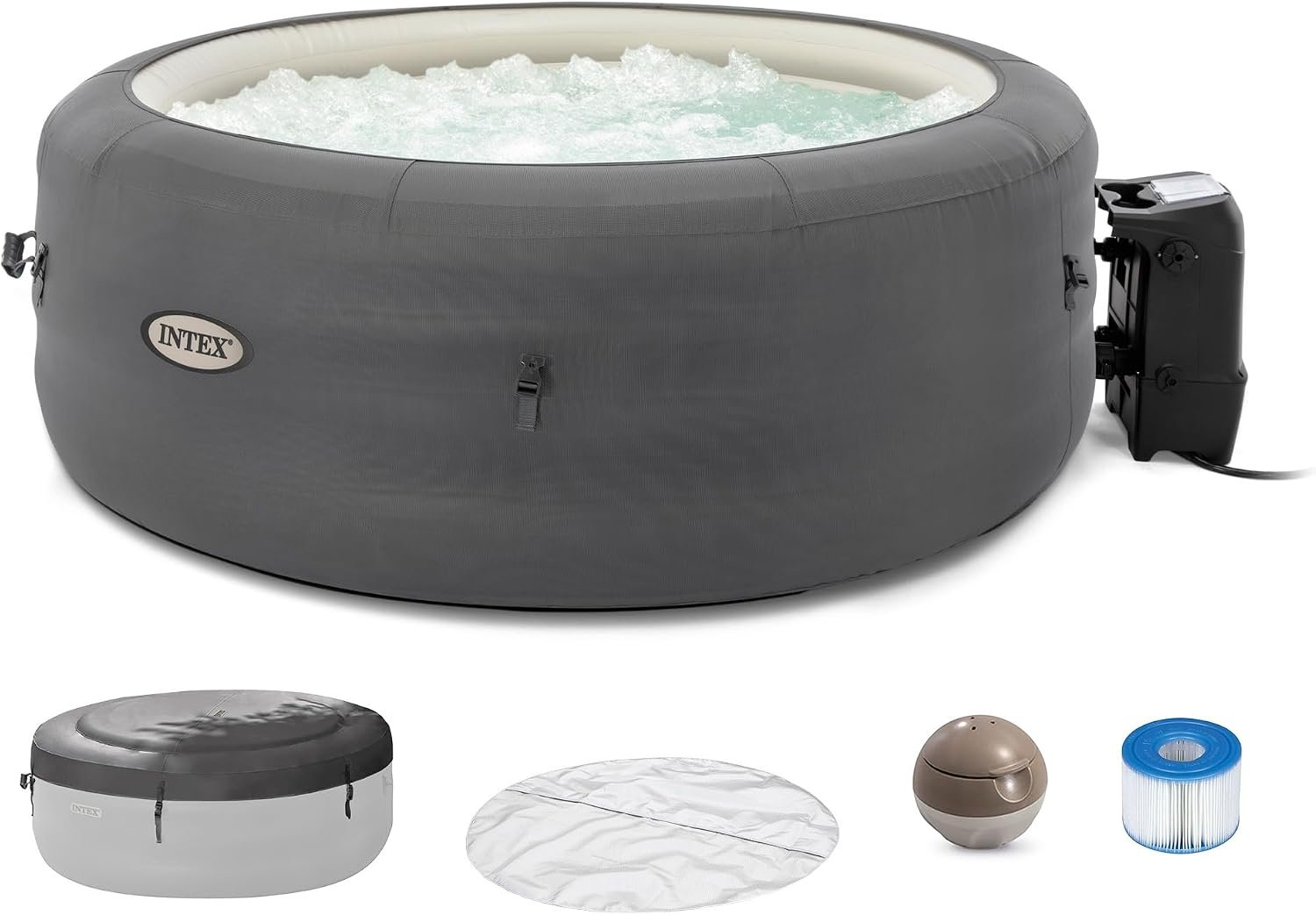 Intex SimpleSpa 28483E 4 Person Inflatable Hot Tub – view 1
