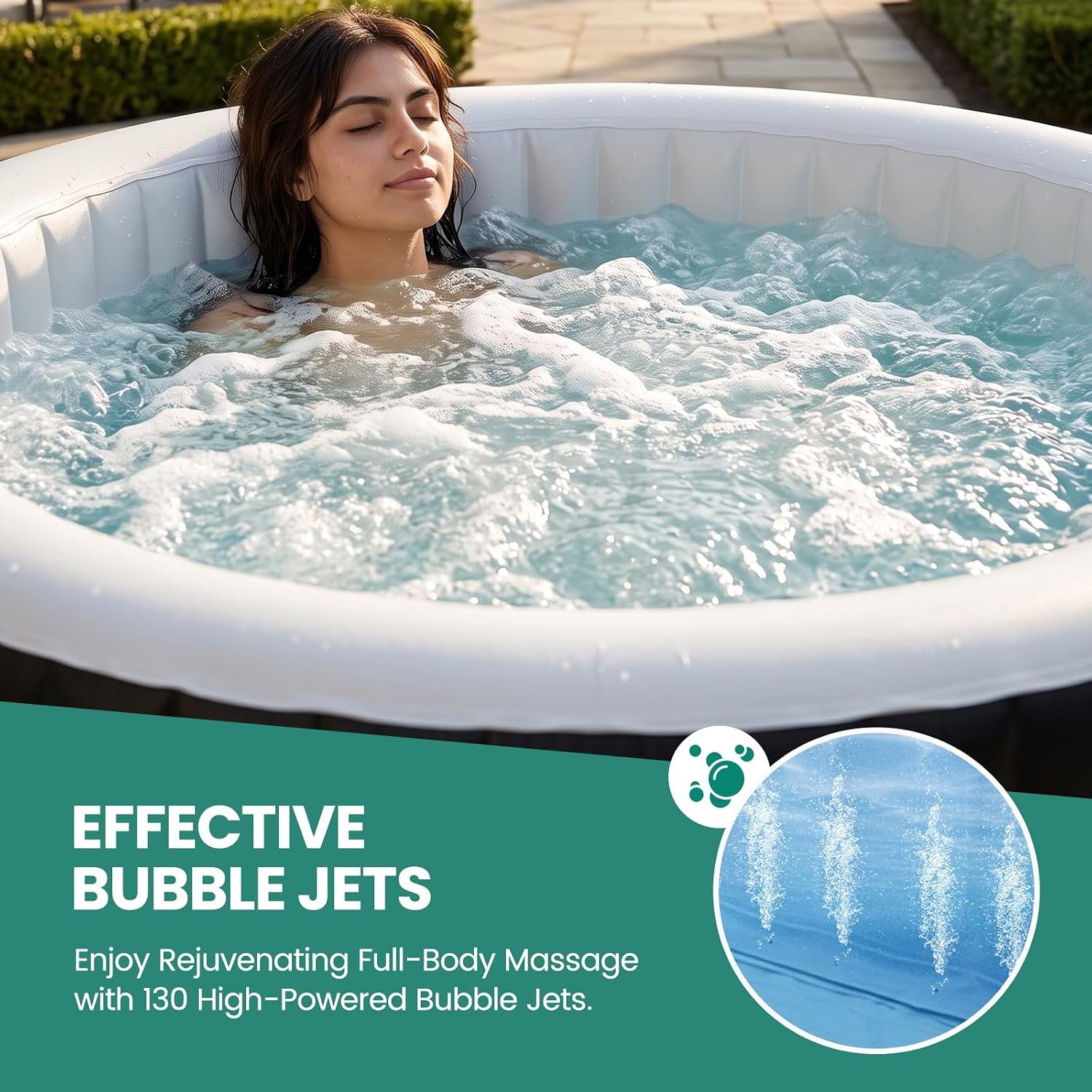 DoCred 82-Inch 4–6 Person Inflatable Hot Tub – view 3