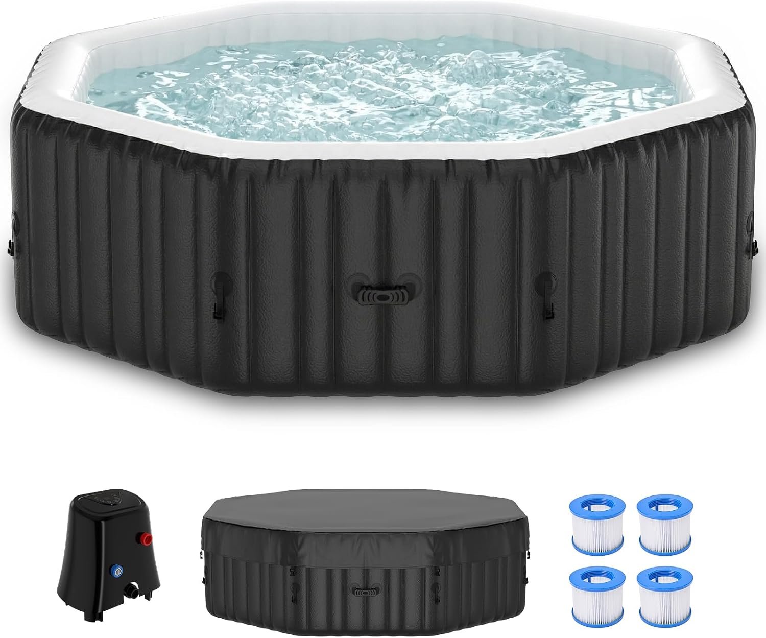 DoCred 77-Inch 4–6 Person Inflatable Hot Tub – view 1