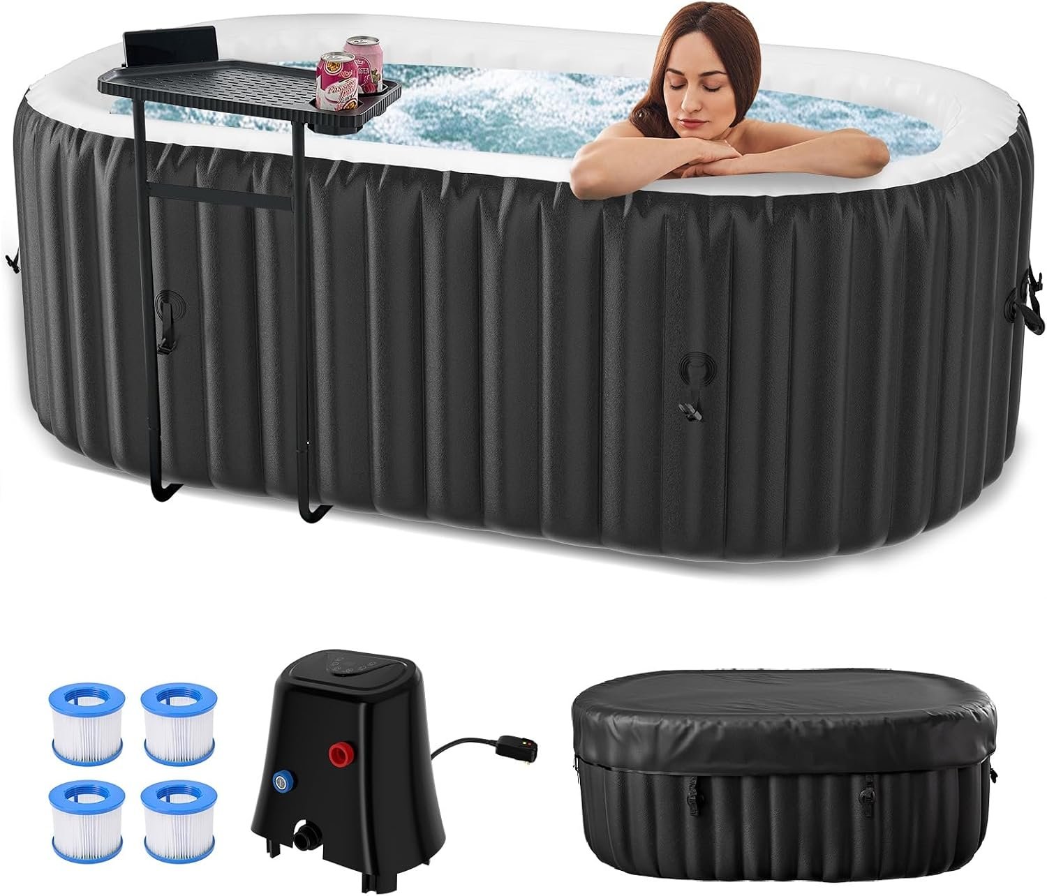 DoCred 75-Inch 1–2 Person Inflatable Hot Tub – view 1
