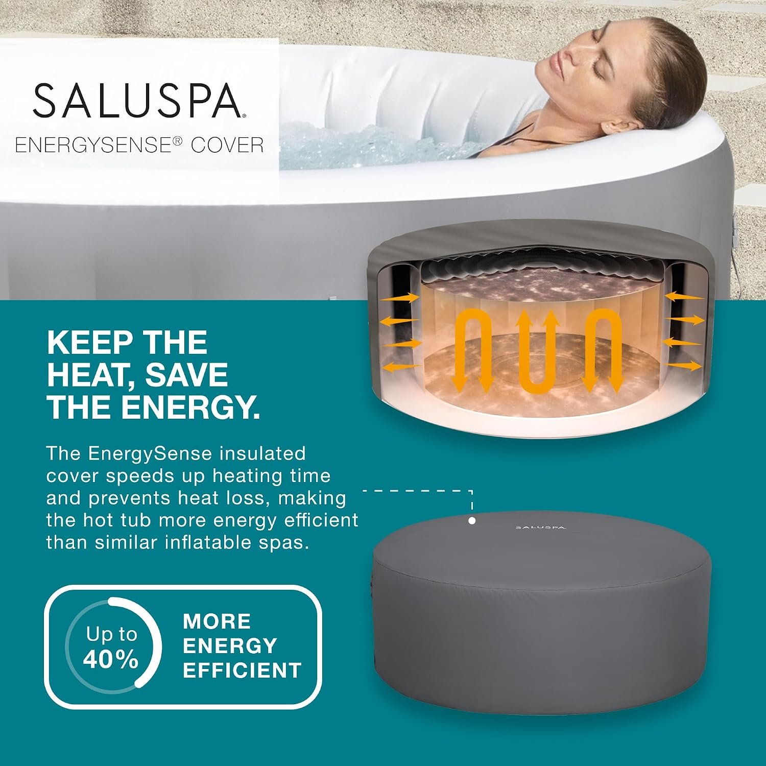 Bestway SaluSpa St. Lucia 2–3 Person Inflatable Hot Tub – view 3
