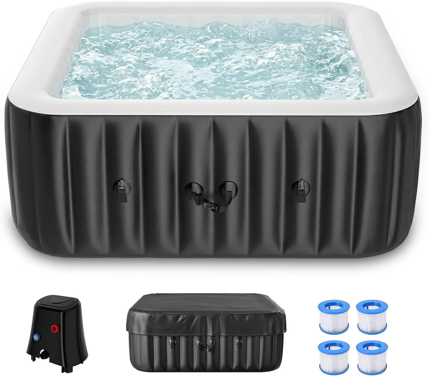 DoCred 73-Inch 4–6 Person Inflatable Hot Tub – view 1