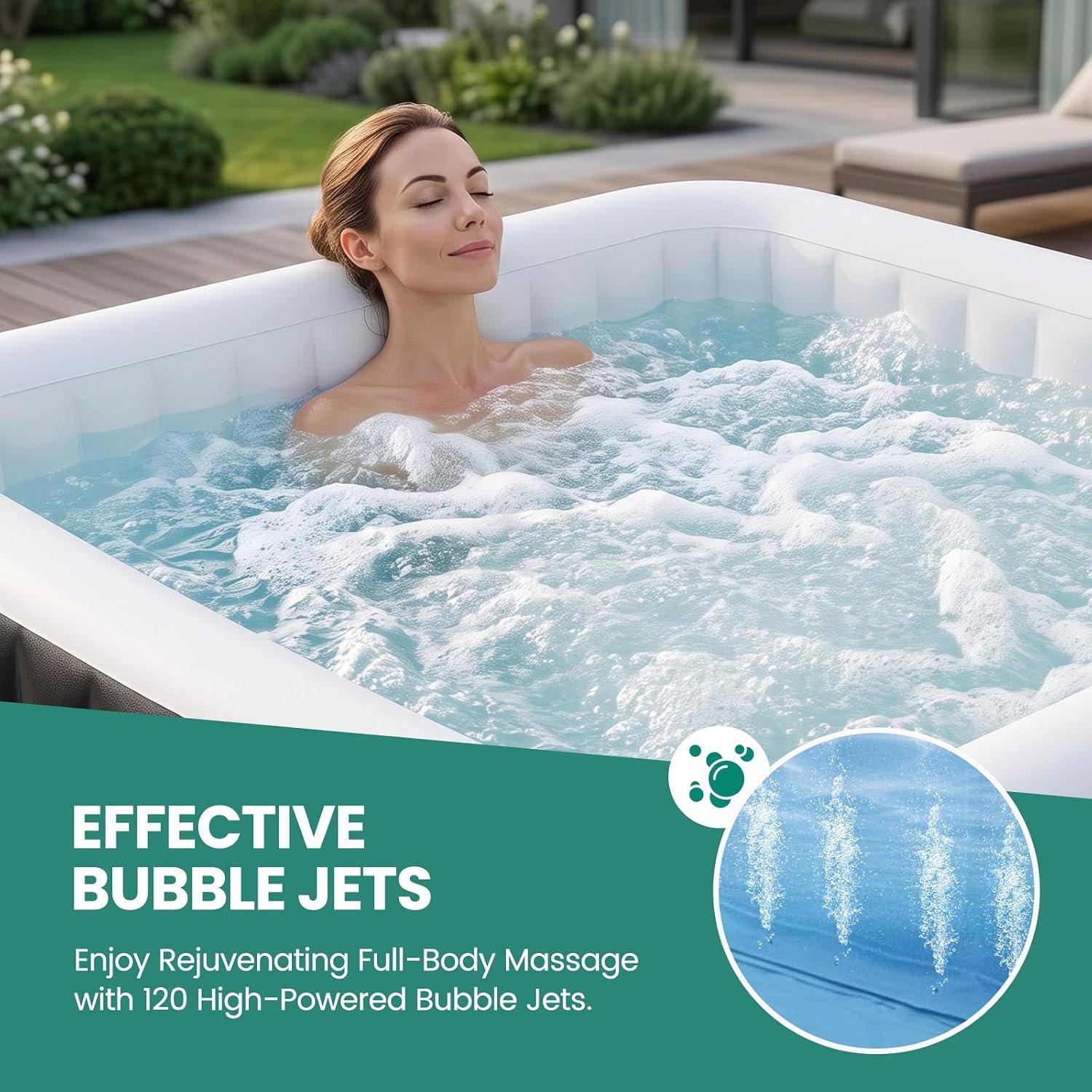 DoCred 60-Inch 2–4 Person Inflatable Hot Tub – view 5