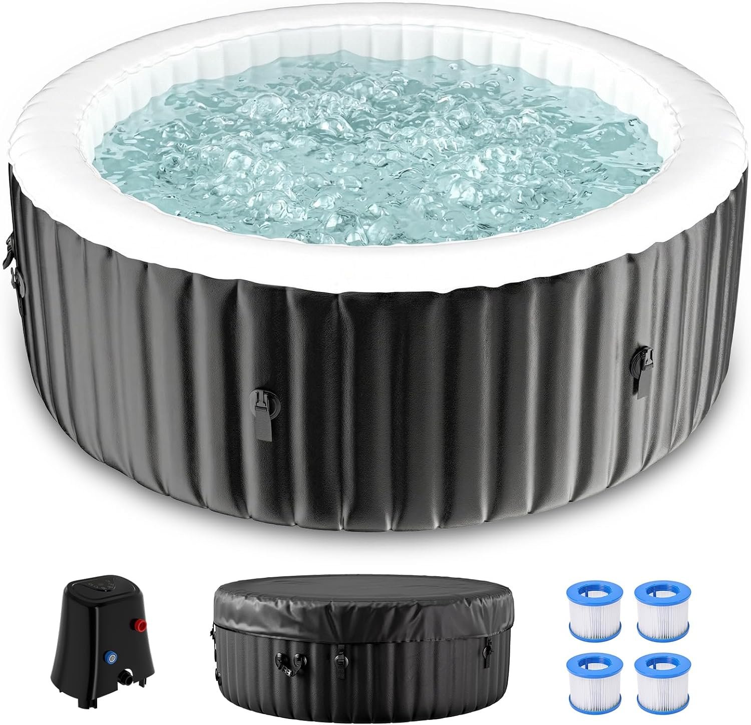 DoCred 71-Inch 2–4 Person Inflatable Hot Tub – view 1