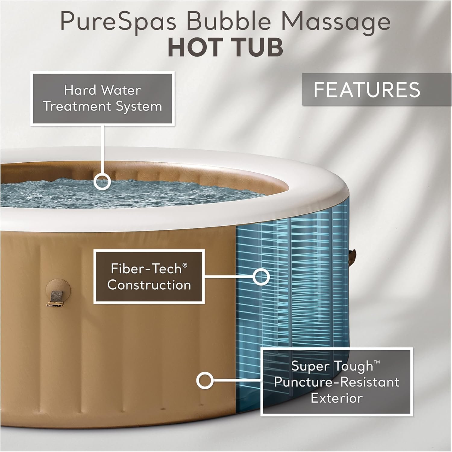 Intex PureSpa 28427EH 6 Person Inflatable Hot Tub – view 2