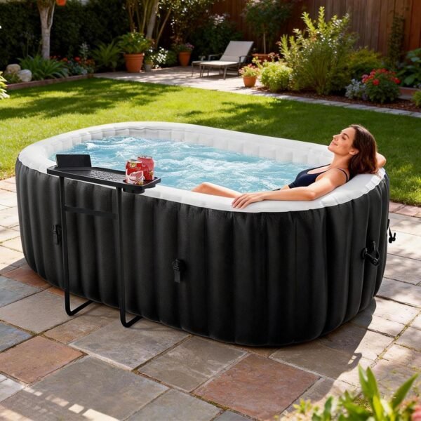 NAIZEA 74-Inch 2 Person Inflatable Hot Tub – view 1