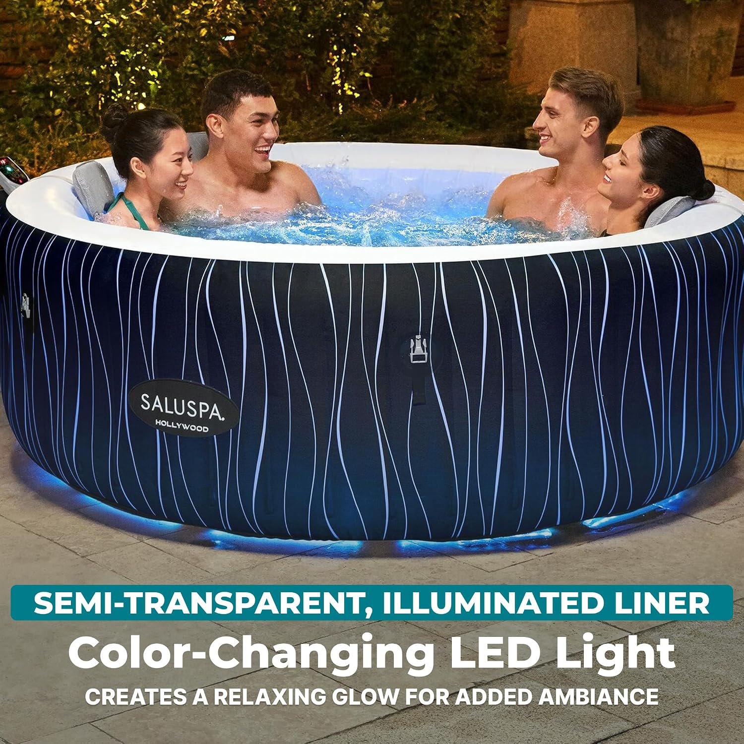 Bestway SaluSpa Hollywood LED 4–6 Person Inflatable Hot Tub – view 5